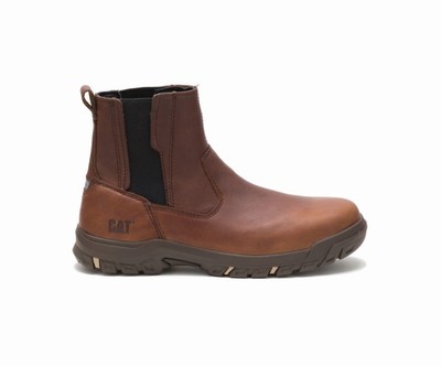 Botas De Trabajo Caterpillar Abbey Steel Puntera Mujer Marrones | wOeGSCo4