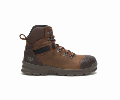 Botas De Trabajo Caterpillar Accomplice X Impermeables Steel Puntera Hombre Marrones | F52WsILq