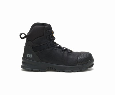 Botas De Trabajo Caterpillar Accomplice X Impermeables Steel Puntera Hombre Negras | FVSrAPMO