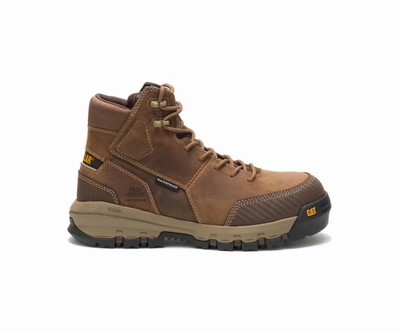 Botas De Trabajo Caterpillar Device Impermeables Composite Puntera Hombre Beige Oscuro | cdL1ws3n