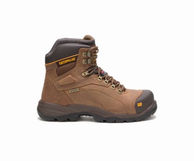 Botas De Trabajo Caterpillar Diagnostic Hi Impermeables Thinsulate™ Steel Puntera Hombre Beige Oscuro | shf5zylV