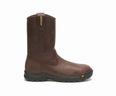 Botas De Trabajo Caterpillar Drawbar Steel Puntera Hombre Marrones | RJ2A0qtb