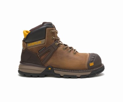 Botas De Trabajo Caterpillar Excavator Superlite Impermeables Carbon Composite Puntera Hombre Marrones | 19MwjaOL