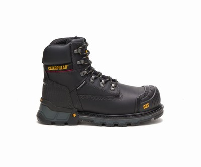 Botas De Trabajo Caterpillar Excavator XL 6" Impermeables Composite Puntera Hombre Negras | Cc3gWdmh