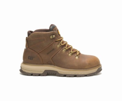 Botas De Trabajo Caterpillar Exposition Hiker Impermeables Alloy Puntera Hombre Marrones | gJtRkm1e