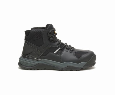 Botas De Trabajo Caterpillar Provoke Mid Impermeables Alloy Puntera Hombre Negras Marrones | a0mtF95d