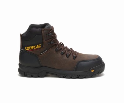 Botas De Trabajo Caterpillar Resorption Impermeables Composite Puntera Hombre Marrones | YvtelpX5