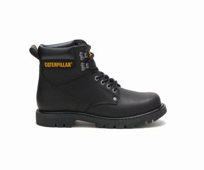 Botas De Trabajo Caterpillar Second Shift Hombre Negras | PFvaZNob