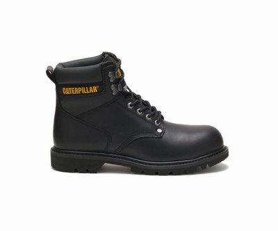 Botas De Trabajo Caterpillar Second Shift Steel Puntera Hombre Negras | zCqlXUen