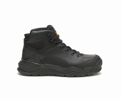 Botas Impermeables Caterpillar Provoke Mid Alloy Puntera Hombre Negras | 78TeoKu3