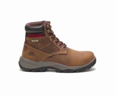 Botas Seguridad Caterpillar Dryverse 6'' Impermeables Mujer Beige Oscuro | vClFqZmg