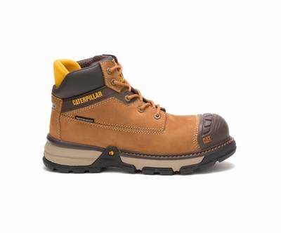 Botas Seguridad Caterpillar Excavator Superlite Impermeables Carbon Composite Puntera Mujer Marrones | 1H6S0AYG