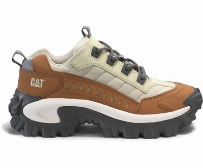 Zapatillas Gruesas Caterpillar Intruder Mujer Beige Marrones Blancas | PI6qg5rC