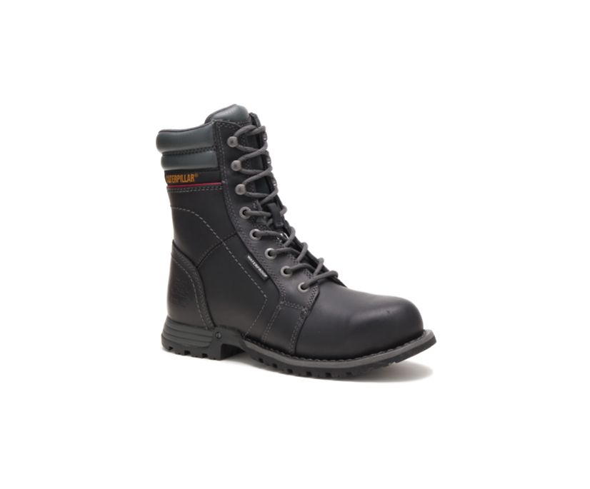 Botas De Trabajo Caterpillar Echo Impermeables Steel Puntera Mujer Negras | AsgCQE3O