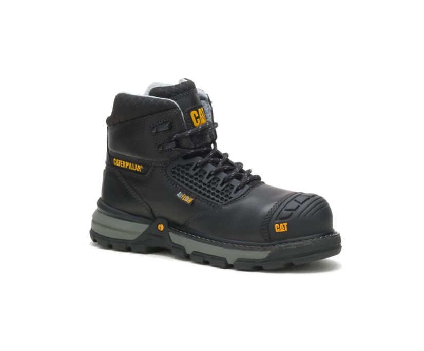 Botas De Trabajo Caterpillar Excavator Superlite Cool Carbon Composite Puntera Mujer Negras | 7XluSRrp