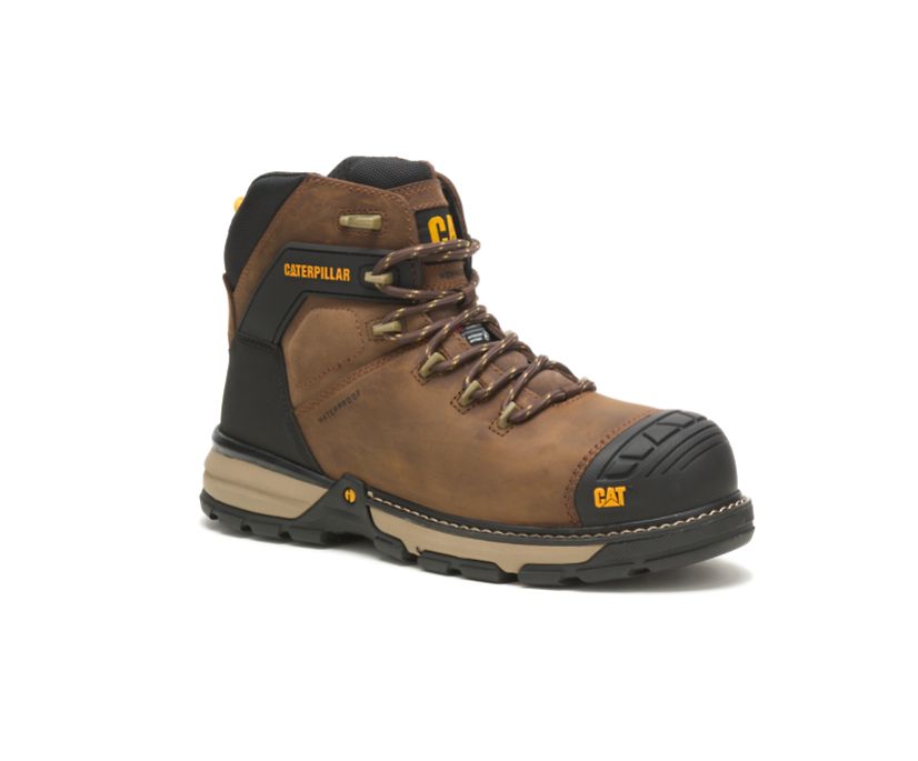 Botas De Trabajo Caterpillar Excavator Superlite Impermeables Thinsulate™ Carbon Composite Puntera Hombre Marrones Oscuro | BldqRvb9