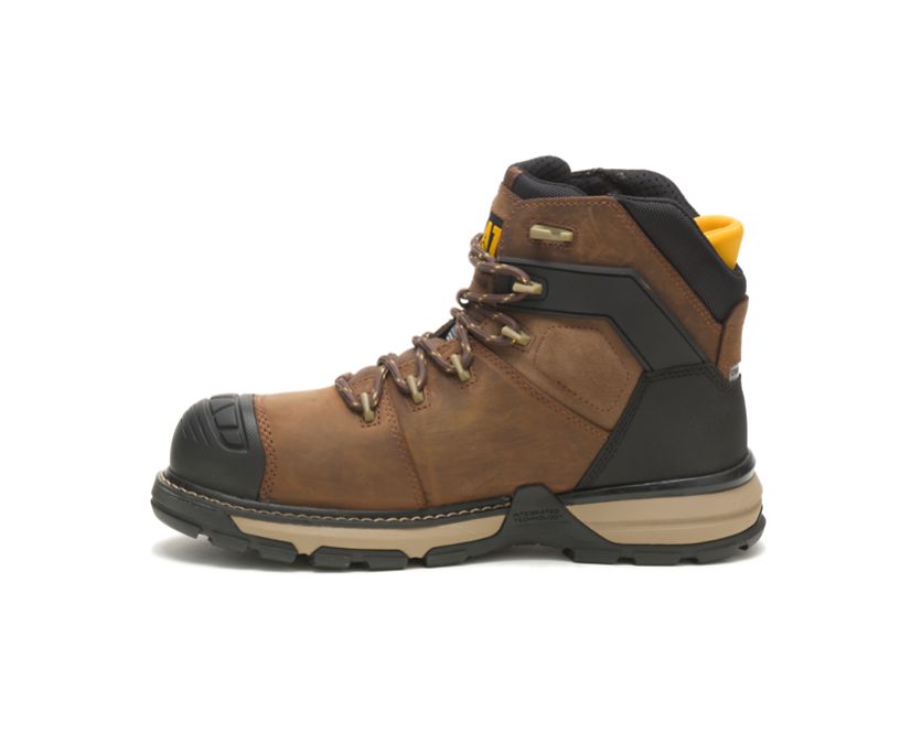 Botas De Trabajo Caterpillar Excavator Superlite Impermeables Thinsulate™ Carbon Composite Puntera Hombre Marrones Oscuro | BldqRvb9