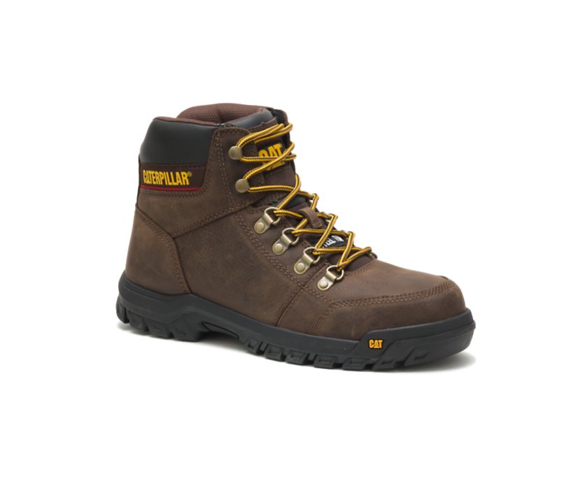 Botas De Trabajo Caterpillar Outline Steel Puntera Hombre Marrones | qtCEa1XN