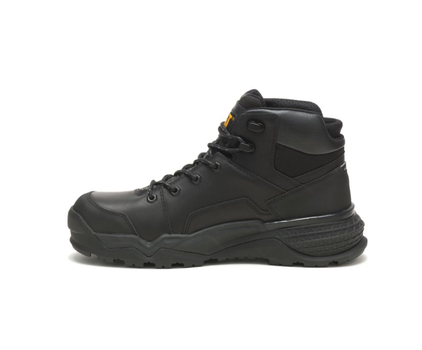 Botas De Trabajo Caterpillar Provoke Mid Impermeables Alloy Puntera Hombre Negras | Sa4s3eql