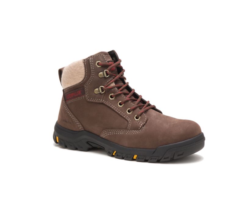 Botas De Trabajo Caterpillar Tess Steel Puntera Mujer Chocolate | HVJBnt2g