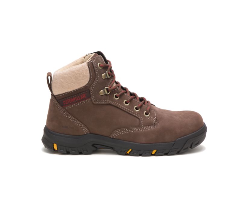 Botas De Trabajo Caterpillar Tess Steel Puntera Mujer Chocolate | HVJBnt2g