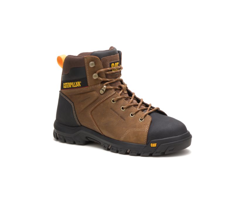 Botas De Trabajo Caterpillar Wellspring Impermeables Metatarsal Guard Steel Puntera Hombre Marrones | m4vGMwbI