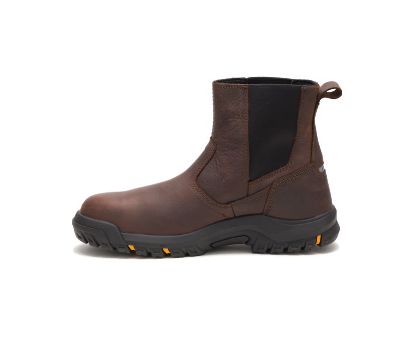 Botas De Trabajo Caterpillar Wheelbase Steel Puntera Hombre Marrones | uiOPUnyY