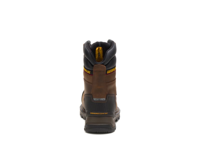 Botas Impermeables Caterpillar Excavator XL 8'' Thinsulate™ Composite Puntera Hombre Marrones Oscuro | C1sJifoj