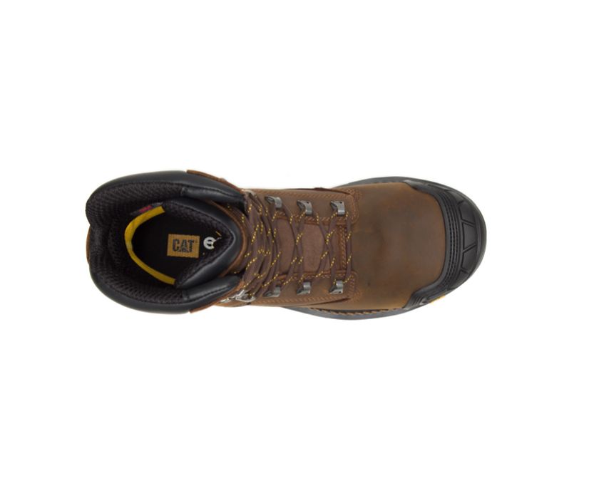 Botas Impermeables Caterpillar Excavator XL 8'' Thinsulate™ Composite Puntera Hombre Marrones Oscuro | C1sJifoj