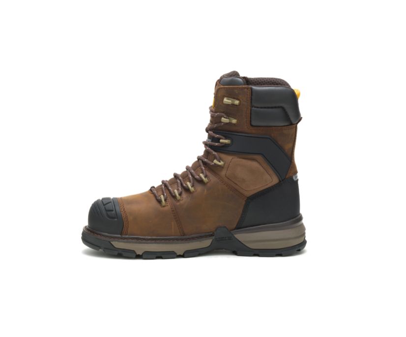 Botas Impermeables Caterpillar Excavator Superlite 8'' Thinsulate™ Carbon Composite Puntera Hombre Marrones Oscuro | fVN8ejda