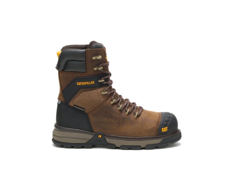 Botas Impermeables Caterpillar Excavator Superlite 8\'\' Thinsulate™ Carbon Composite Puntera Hombre Marrones Oscuro | fVN8ejda