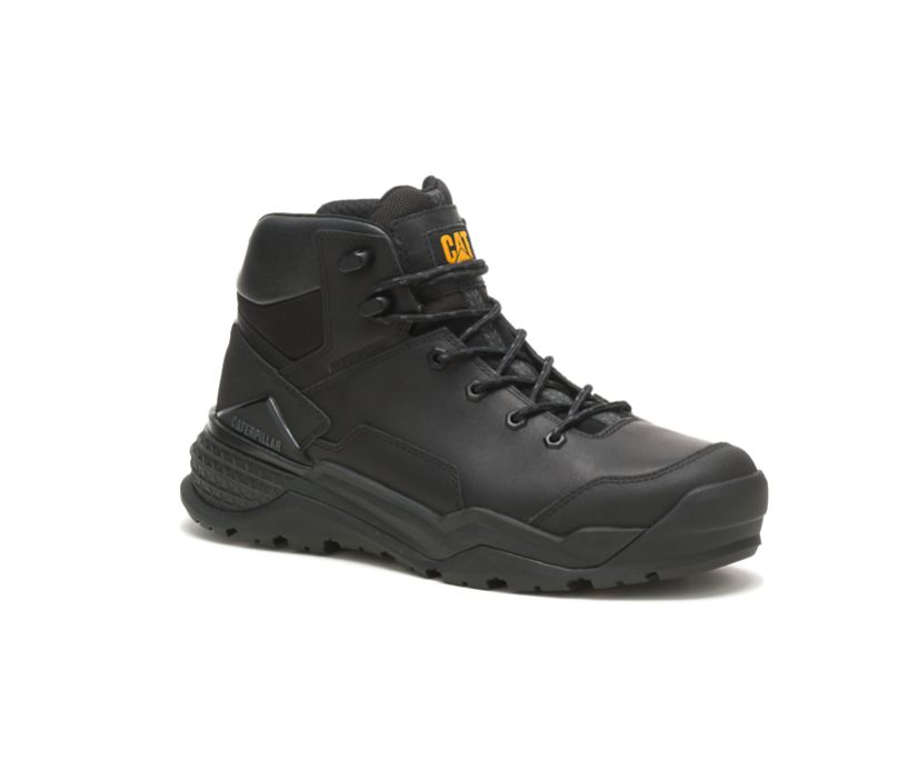 Botas Impermeables Caterpillar Provoke Mid Hombre Negras | 8ThO3e4r