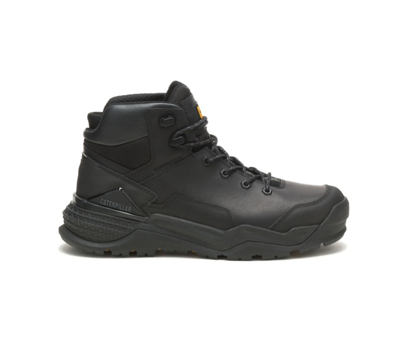 Botas Impermeables Caterpillar Provoke Mid Hombre Negras | 8ThO3e4r