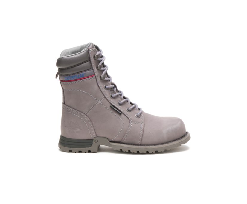 Botas Seguridad Caterpillar Echo Impermeables Steel Puntera Mujer Gris | qSPE1WLK