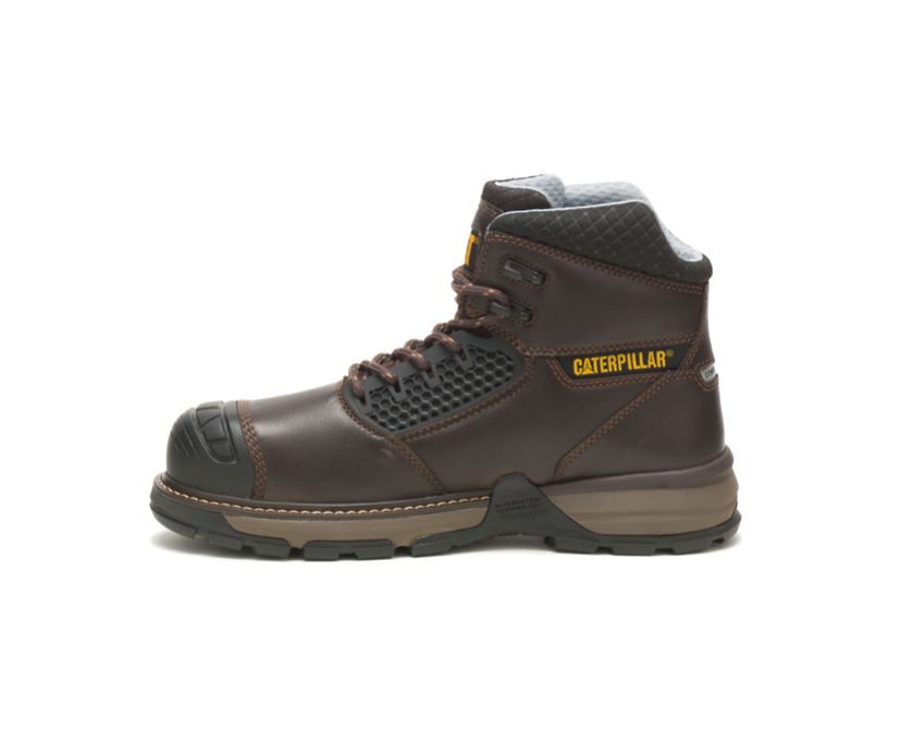 Botas Seguridad Caterpillar Excavator Superlite Cool Carbon Composite Puntera Hombre Marrones Oscuro | A81GEr2a