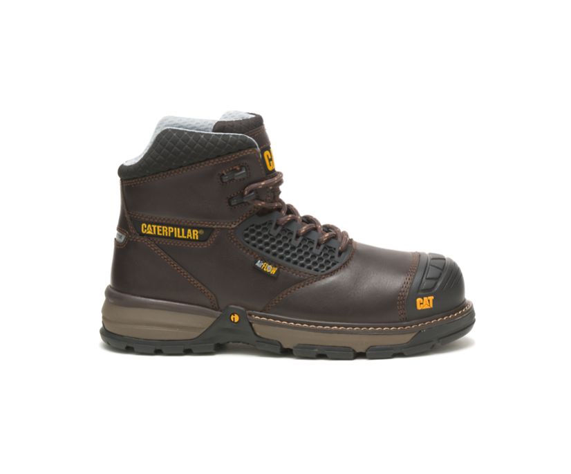 Botas Seguridad Caterpillar Excavator Superlite Cool Carbon Composite Puntera Hombre Marrones Oscuro | A81GEr2a