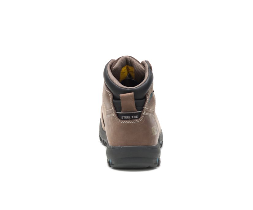 Botas Seguridad Caterpillar Mae Steel Puntera Impermeables Mujer Marrones Oscuro | l9G1BrPu