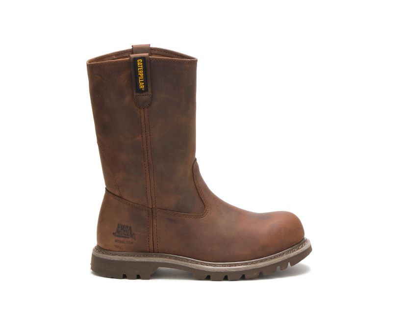 Botas Seguridad Caterpillar Revolver Steel Puntera Mujer Beige Oscuro | Y3v2bAWg